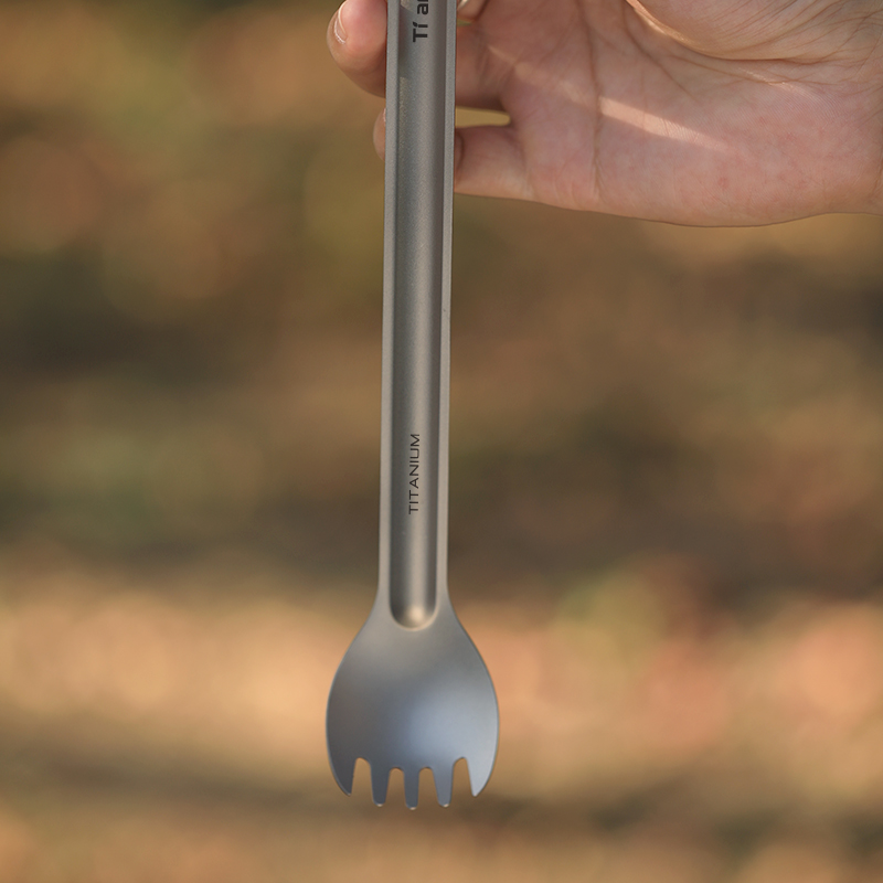 Tiartisan Pure Titanium Cutler - огляд і ціна Camp Spork Set