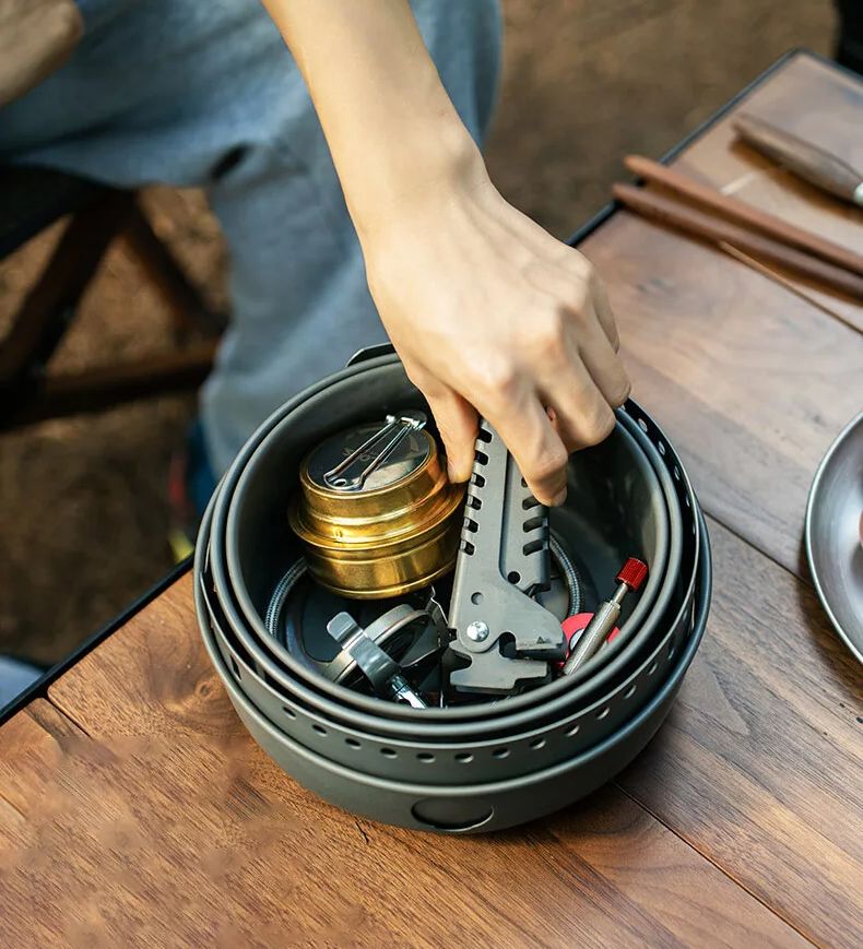 Camping Gas Stove Alcohol Stov - огляд і ціна Camping Cooking Windshield