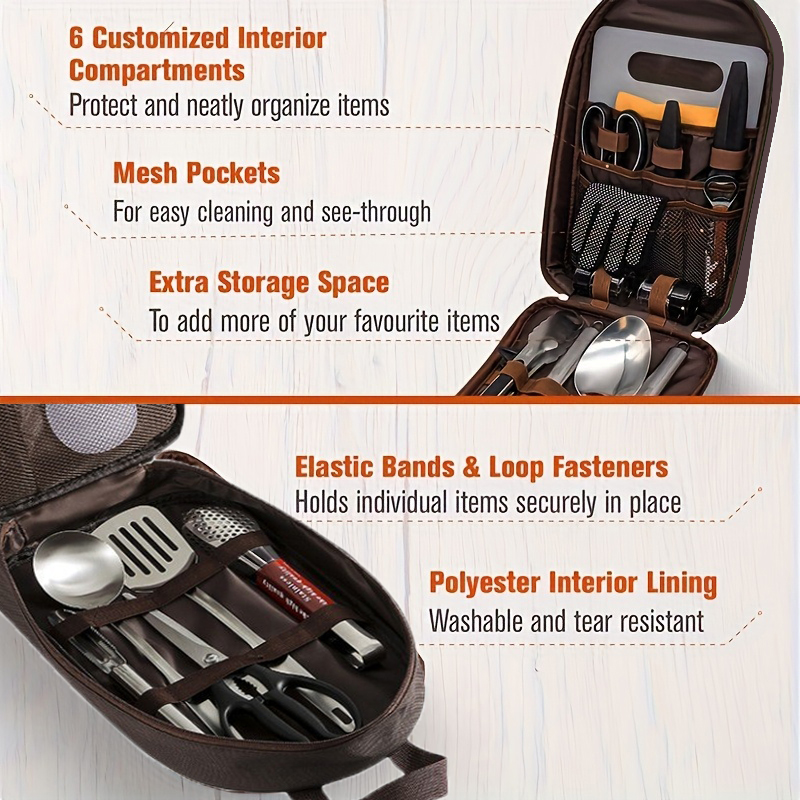 Outdoor Cooking Bag Camping St - огляд і ціна Camping Cooking Utensils Storage