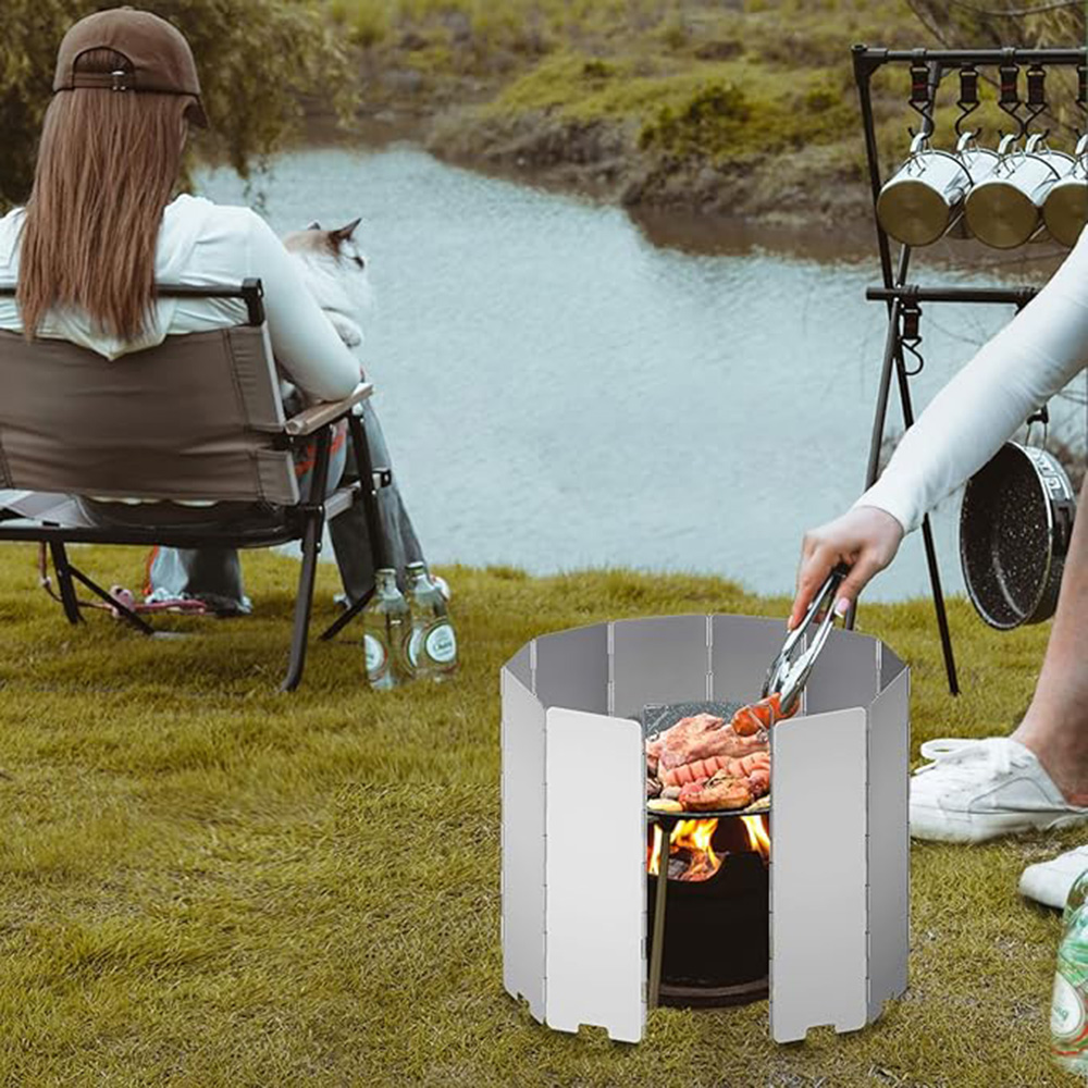 Lightweight Folding Camping St - огляд і ціна Camping Cooking Windshield