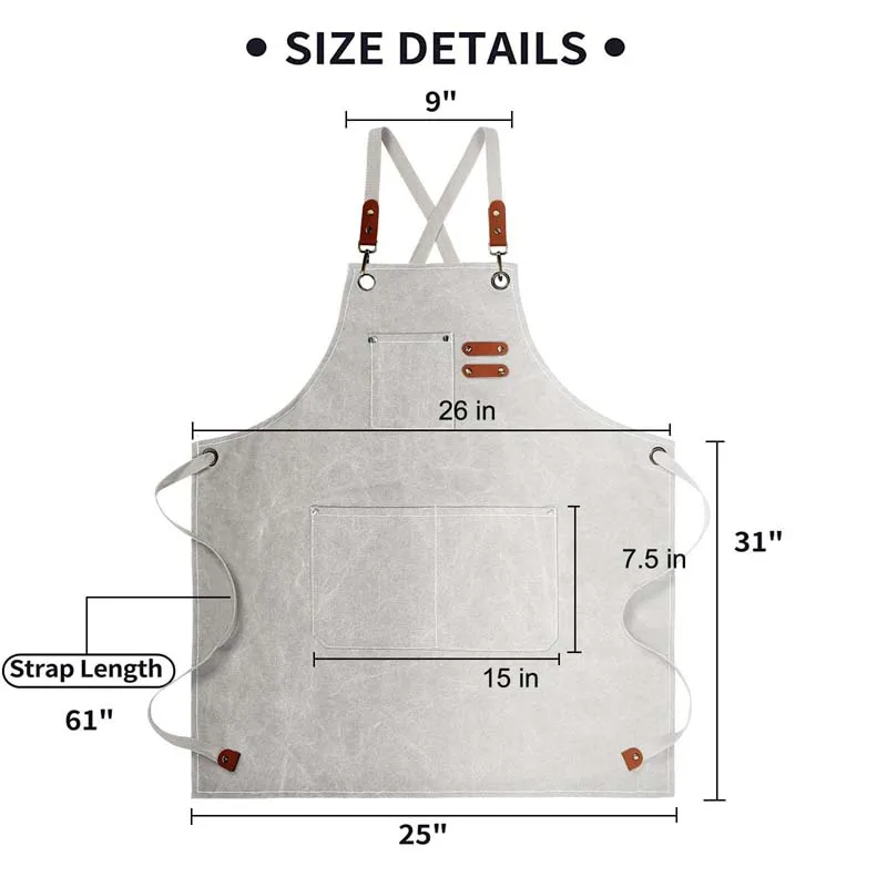Household Canvas Apron Oil-pro - огляд і ціна Camping Cooking Apron