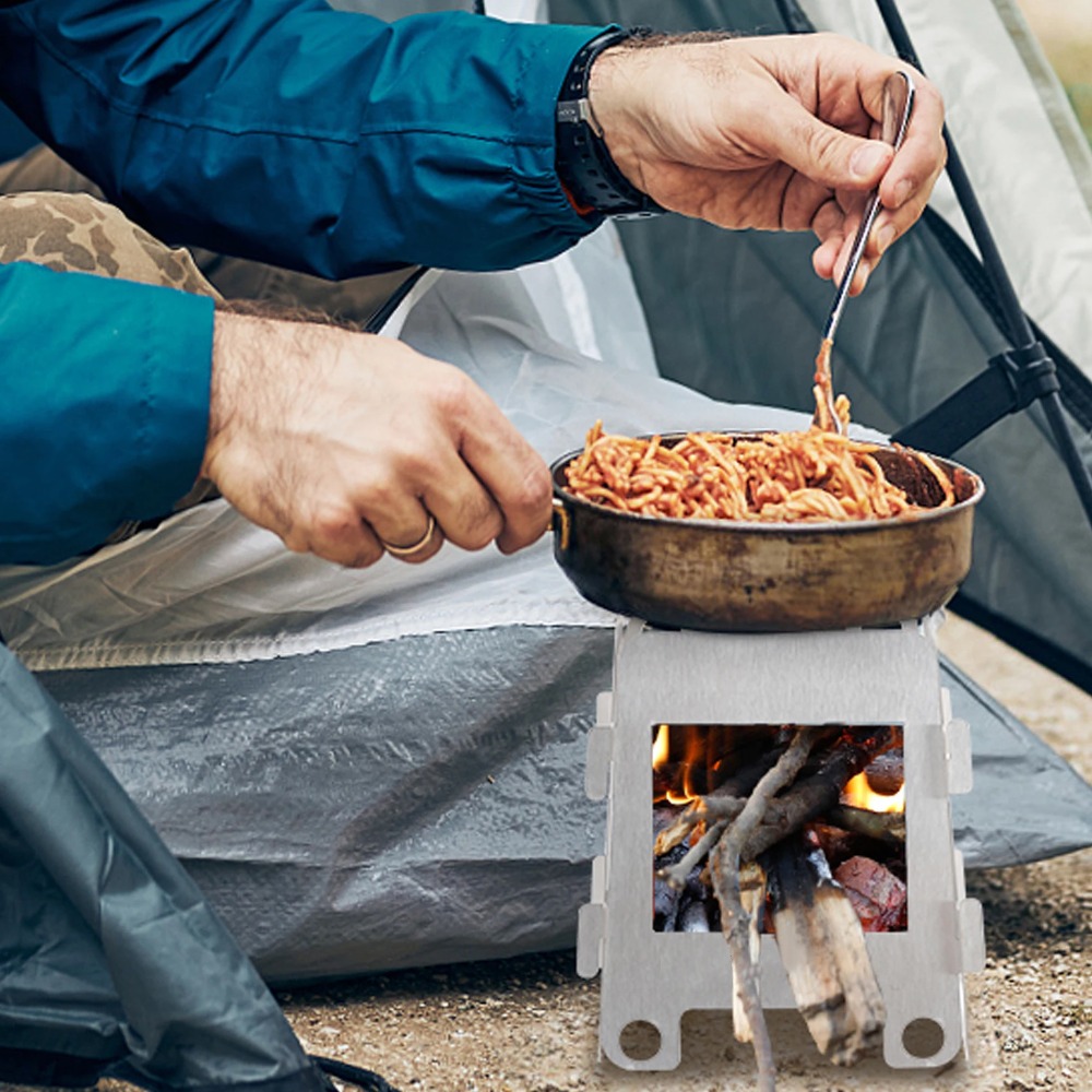 Camping Furnace Wood Stove Alc - огляд і ціна Camping Cooking Windshield