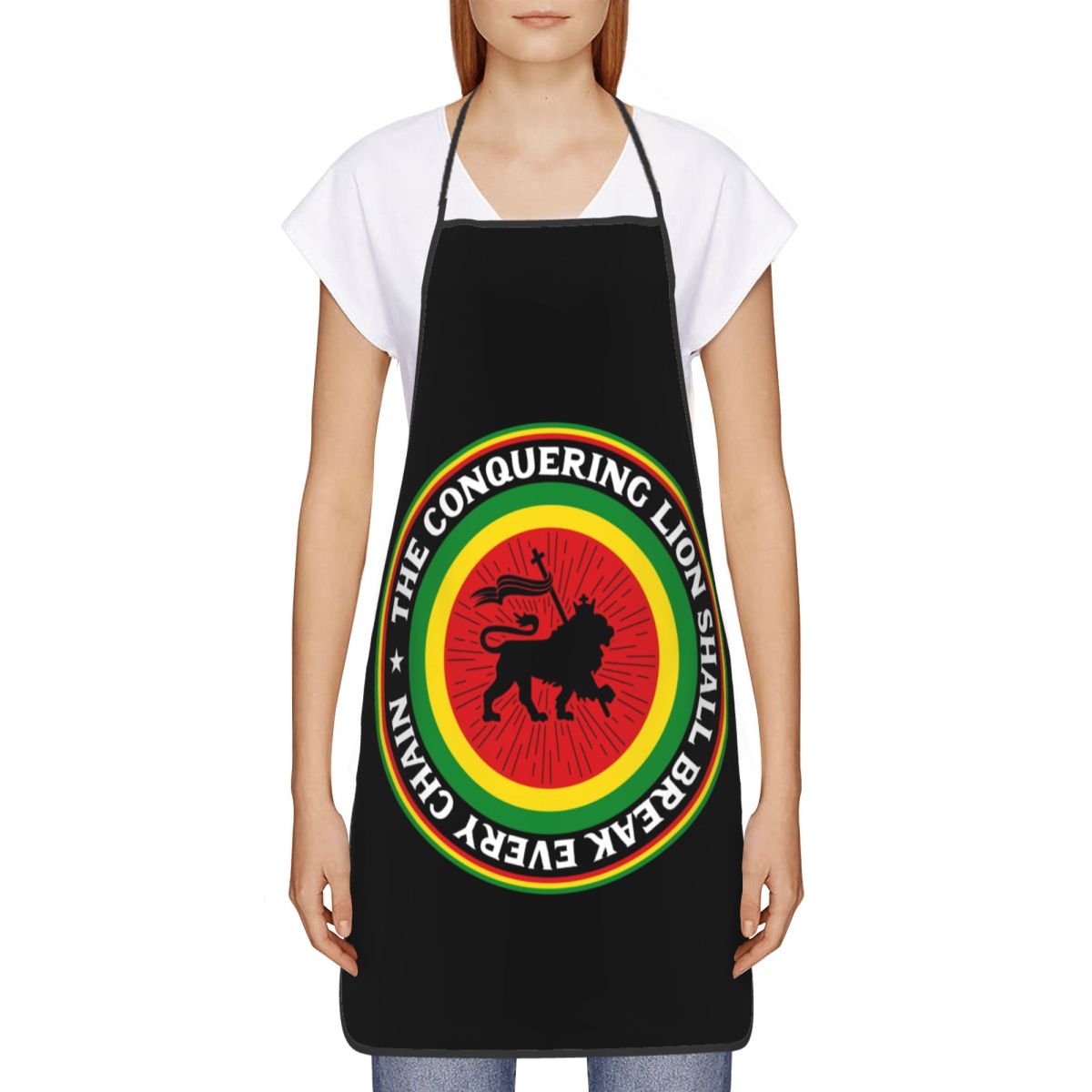 Custom Rastafari Rasta Lion Of - огляд і ціна Camping Cooking Apron