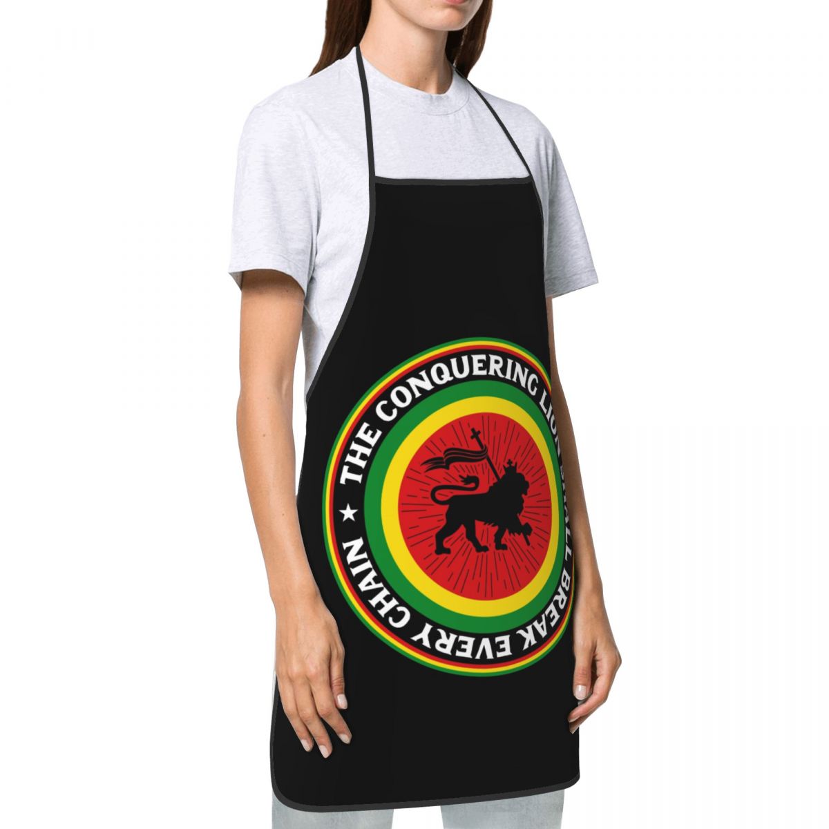 Custom Rastafari Rasta Lion Of - огляд і ціна Camping Cooking Apron