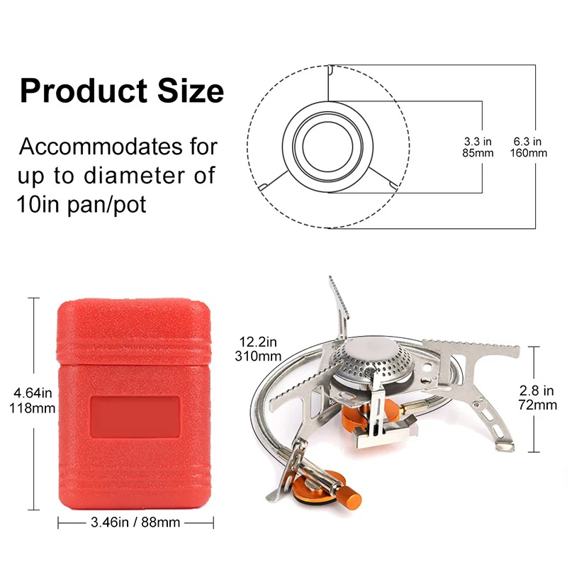 Camping Gas Stove Portable Fol - огляд і ціна Camping Cooking Gas Stove