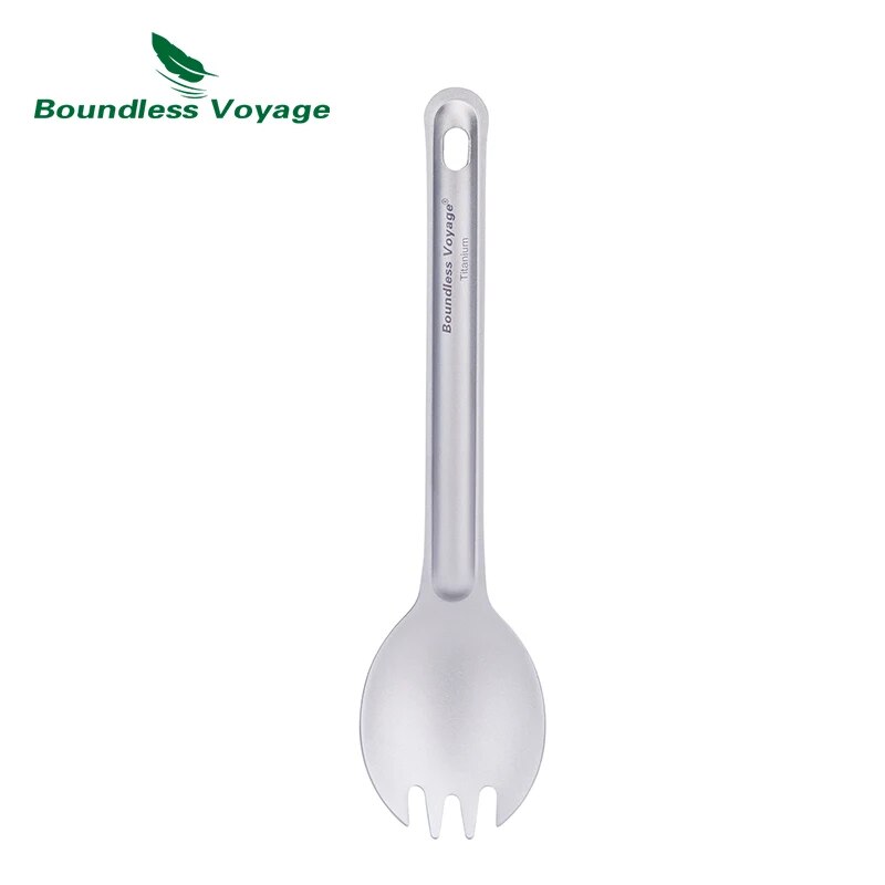 Boundless Voyage Titanium Cutl - огляд і ціна Camp Spork Set