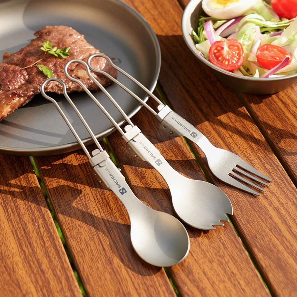 Titanium Camping Spork Cutlery - огляд і ціна Camp Spork Set