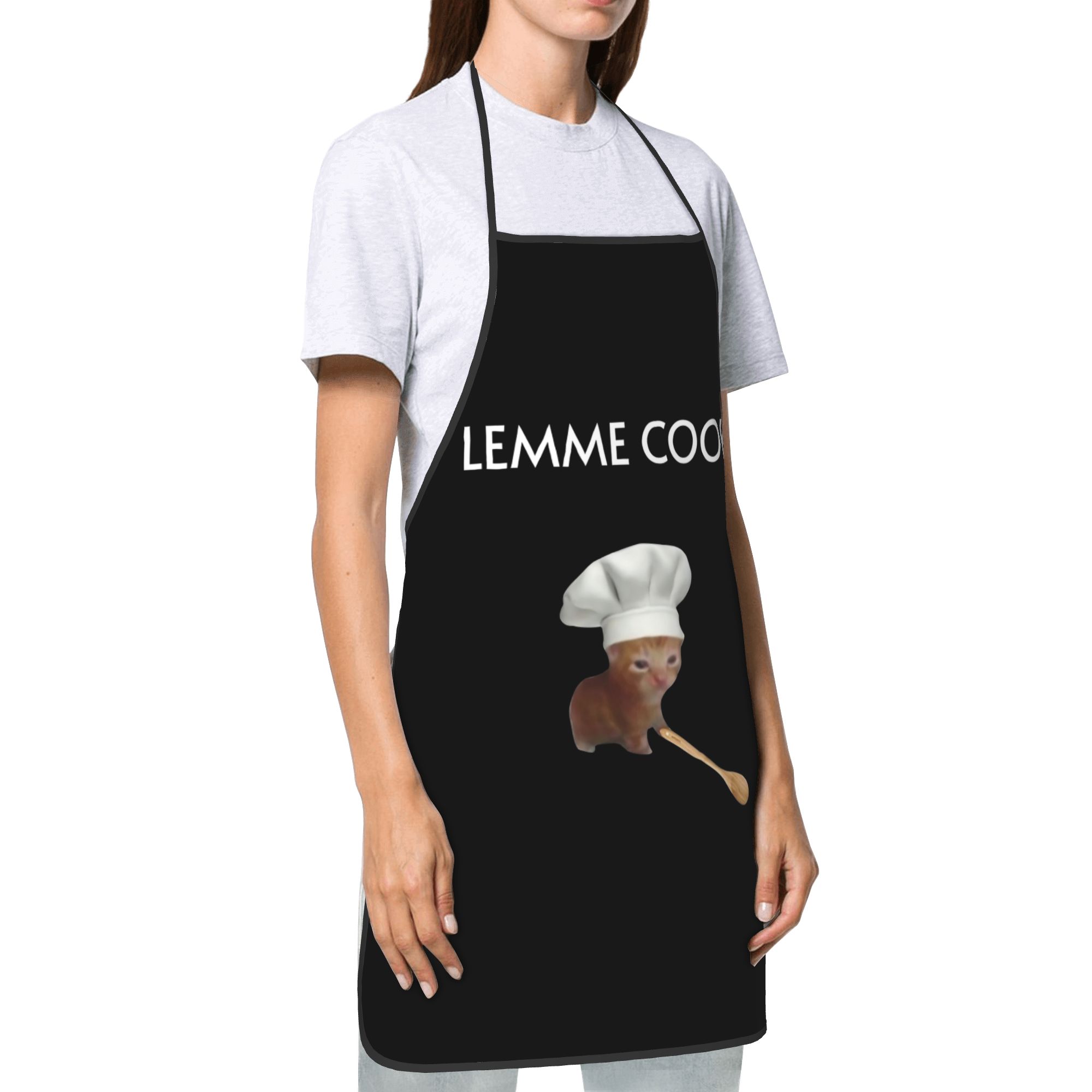 Chef Cat Kitten Meme Lemme Coo - огляд і ціна Camping Cooking Apron