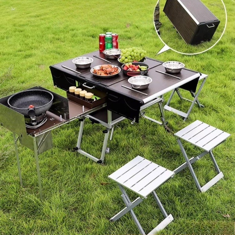 Outdoor Mobile Kitchen Portabl - огляд і ціна Camping Cooking Equipment Electric