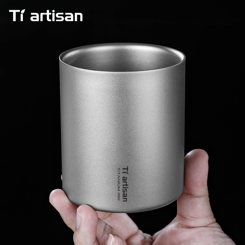 Tiartisan 380ml Titanium Handl - огляд і ціна Camping Cooking Mug