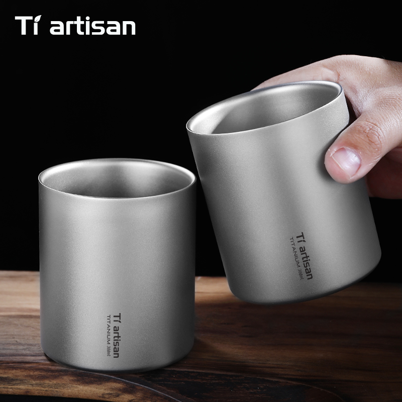 Tiartisan 380ml Titanium Handl - огляд і ціна Camping Cooking Mug