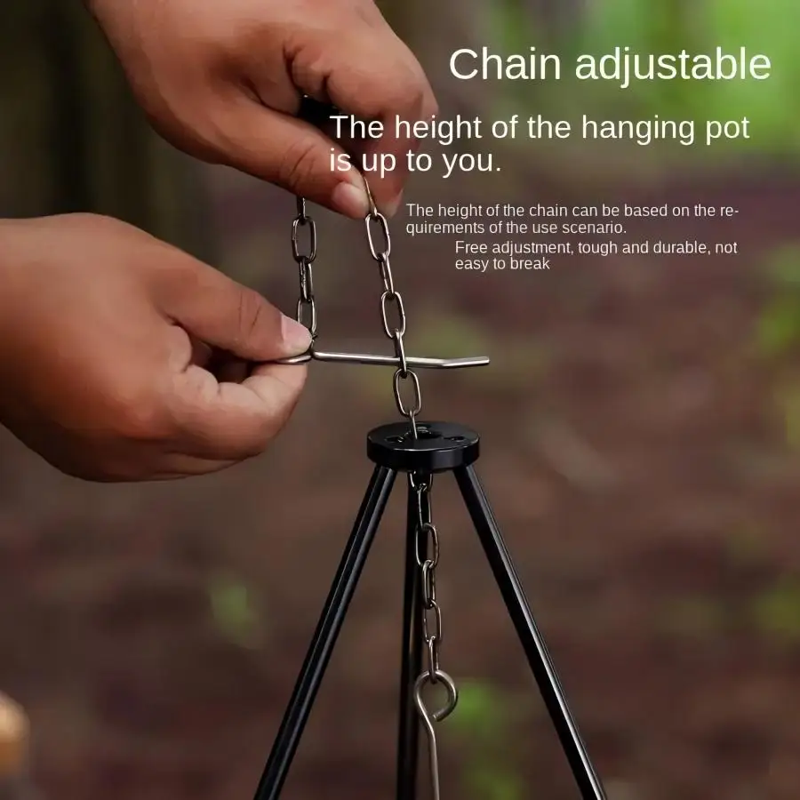 Outdoor Large Bonfire Tripod P - огляд і ціна Camping Cooking Multi Tool