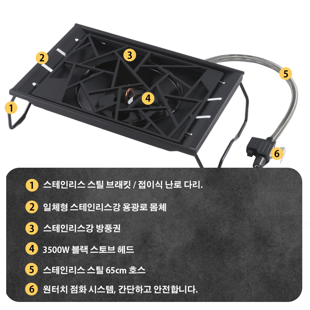 Pandatour Camping IGT Stove 65 - огляд і ціна Camping Cooking Gas Stove