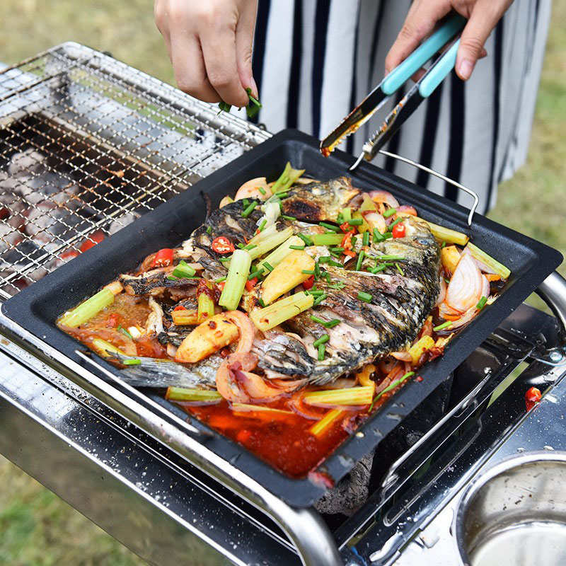 Outdoors Thick Square Grill Pa - огляд і ціна Camping Cooking Survival