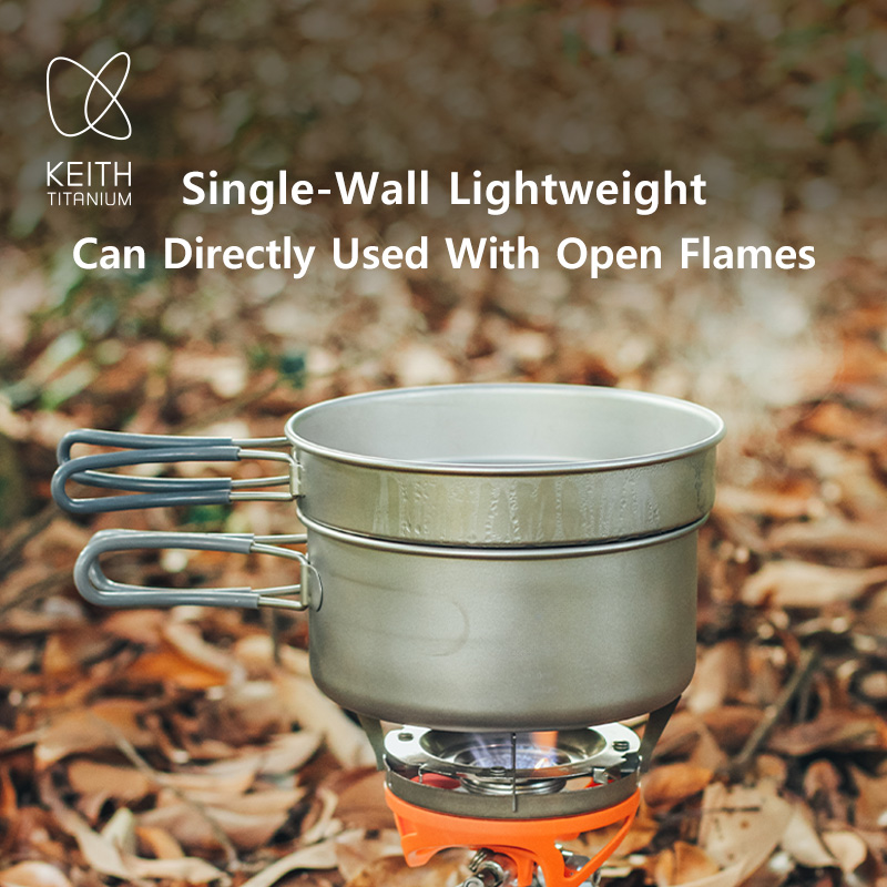 KEITH Pure Titanium 2-Piece Co - огляд і ціна Camping Cooking Survival