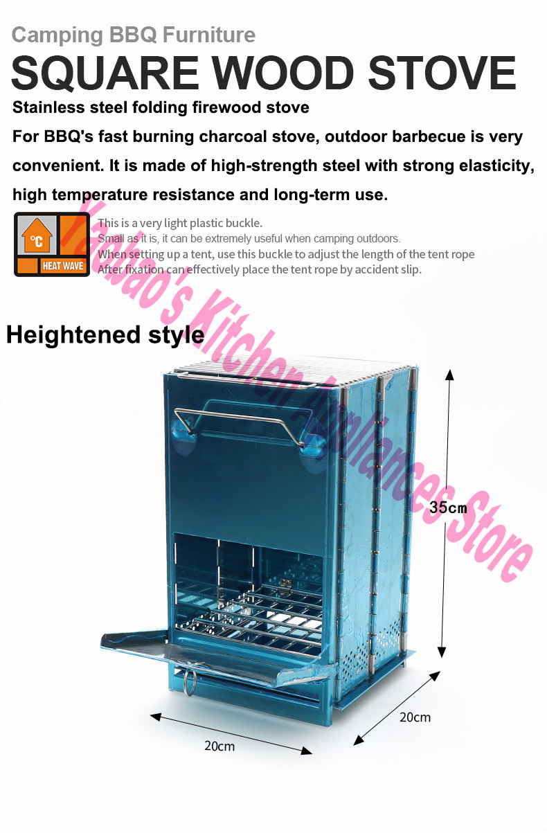 Wood Stove Outdoor Camping Equ - огляд і ціна Camping Cooking Equipment
