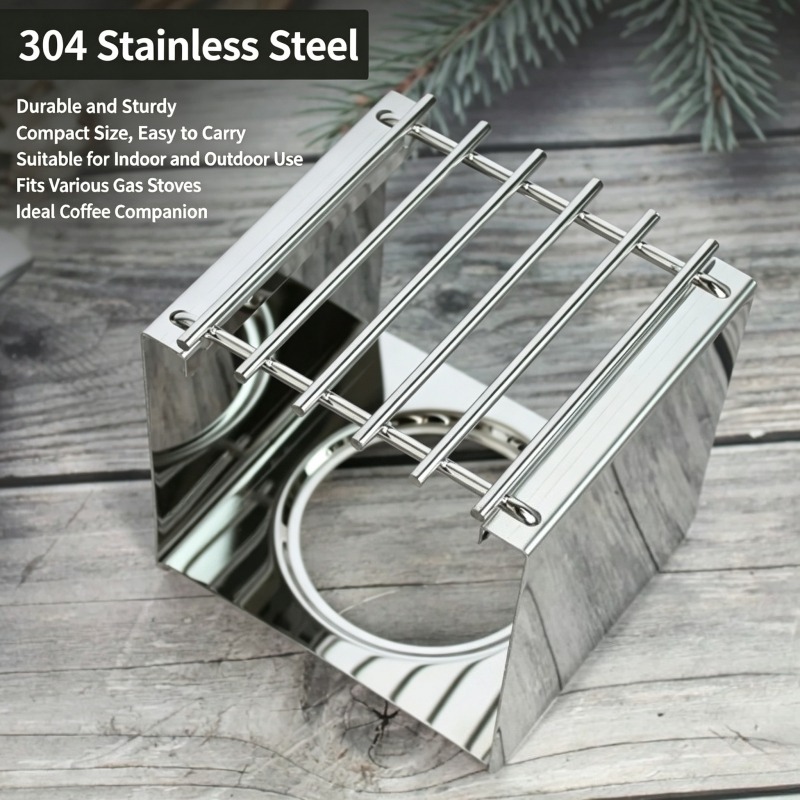 Stainless Steel Square Coffee  - огляд і ціна Camping Cooking Appliances