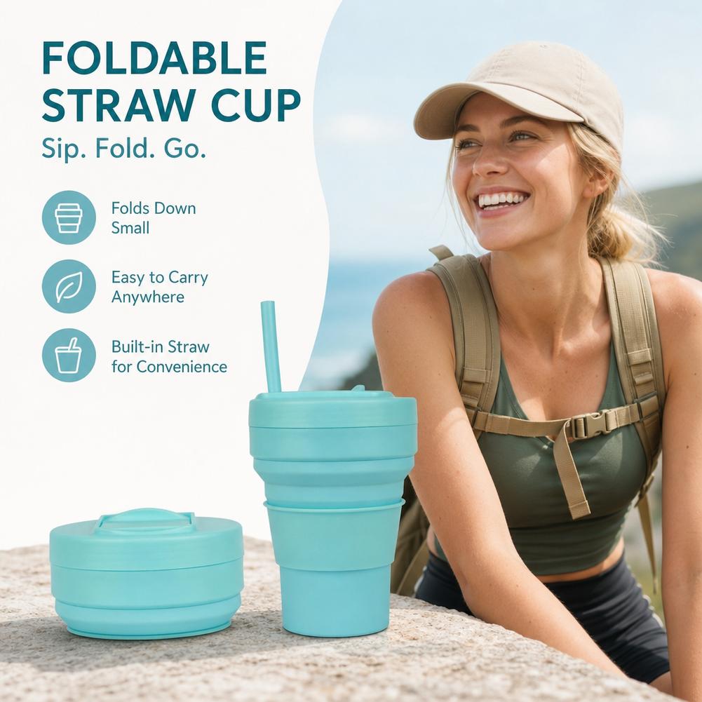 Collapsible Silicone Coffee Cu - огляд і ціна Camping Cooking Mug