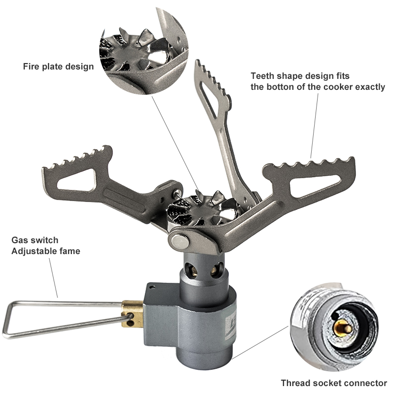 BRS Outdoor Gas Stove Mini Cam - огляд і ціна Camping Cooking Windshield