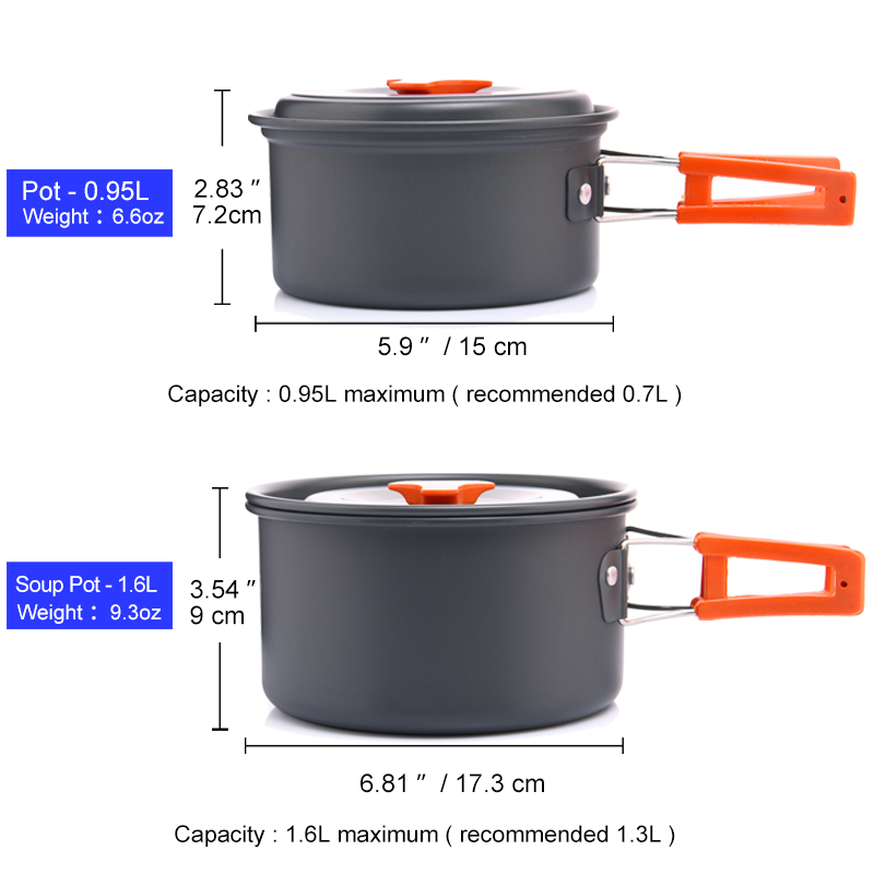Widesea Camping Outdoor Cookwa - огляд і ціна Camping Cooking Cylinder