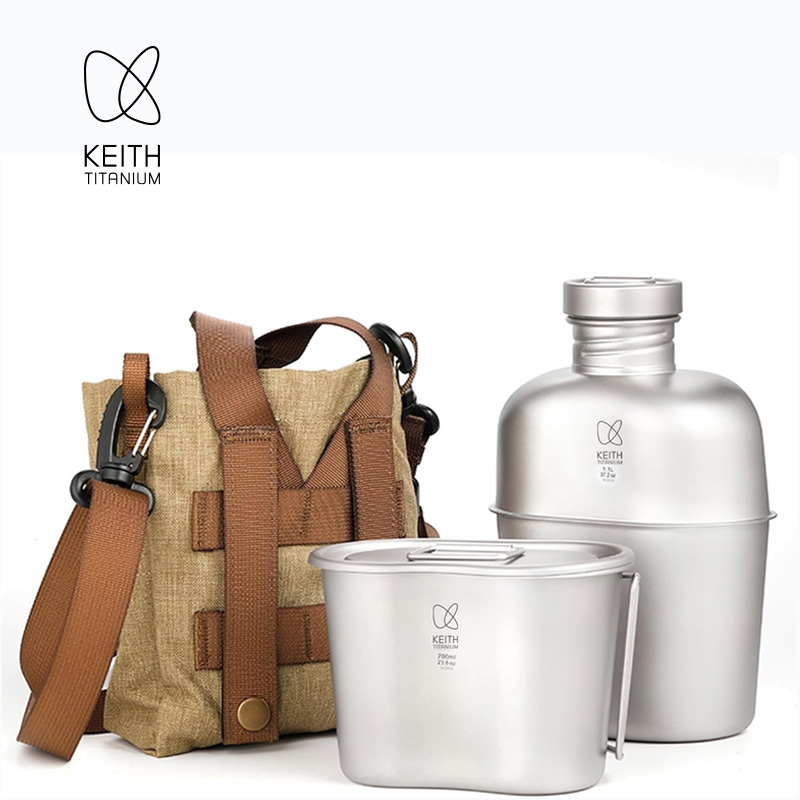 KEITH  Pure Titanium Canteen M - огляд і ціна Mess Kit Titanium