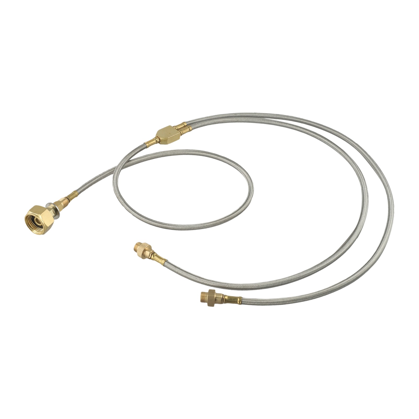 Double-Headed Brass Gas Line f - огляд і ціна Camping Cooking Cylinder