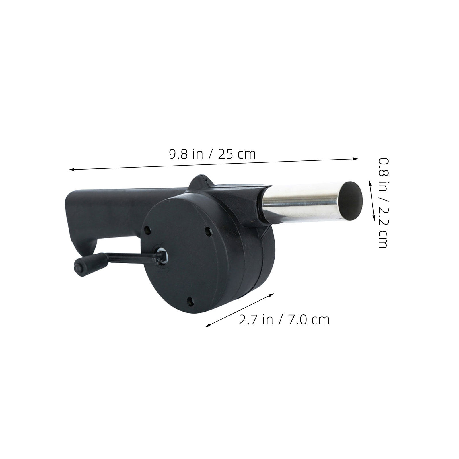 Black Hand Crank Manual Blower - огляд і ціна Camping Cooking Equipment