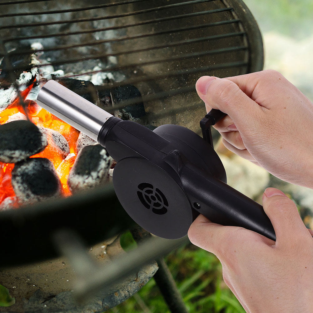Black Hand Crank Manual Blower - огляд і ціна Camping Cooking Equipment