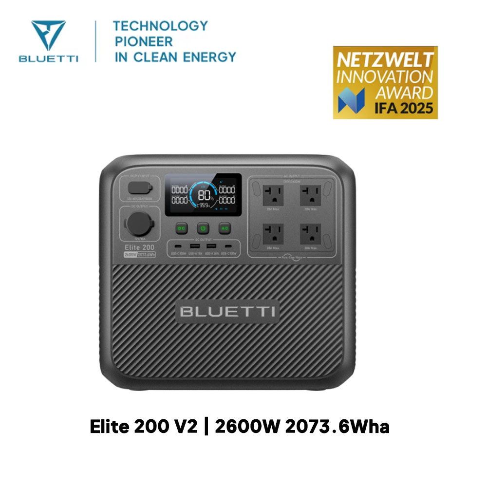 【Renew】BLUETTI Elite 200 V2 Po - огляд і ціна Camping Cooking Appliances