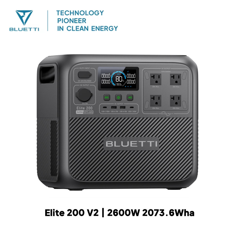 【Renew】BLUETTI Elite 200 V2 Po - огляд і ціна Camping Cooking Appliances