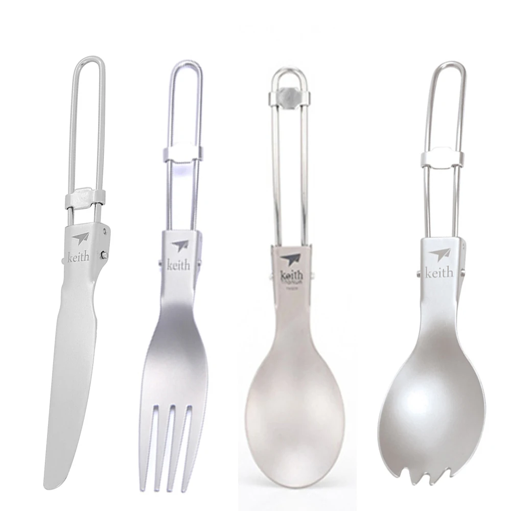 Keith Outdoor Titanium Folding - огляд і ціна Camp Spork Set