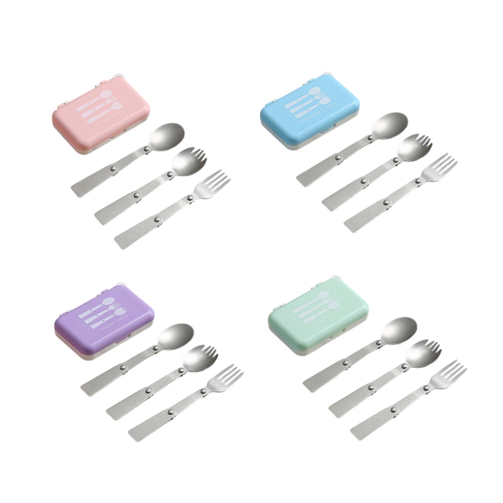 Camping Cutlery Set Folded For - огляд і ціна Camp Spork Set
