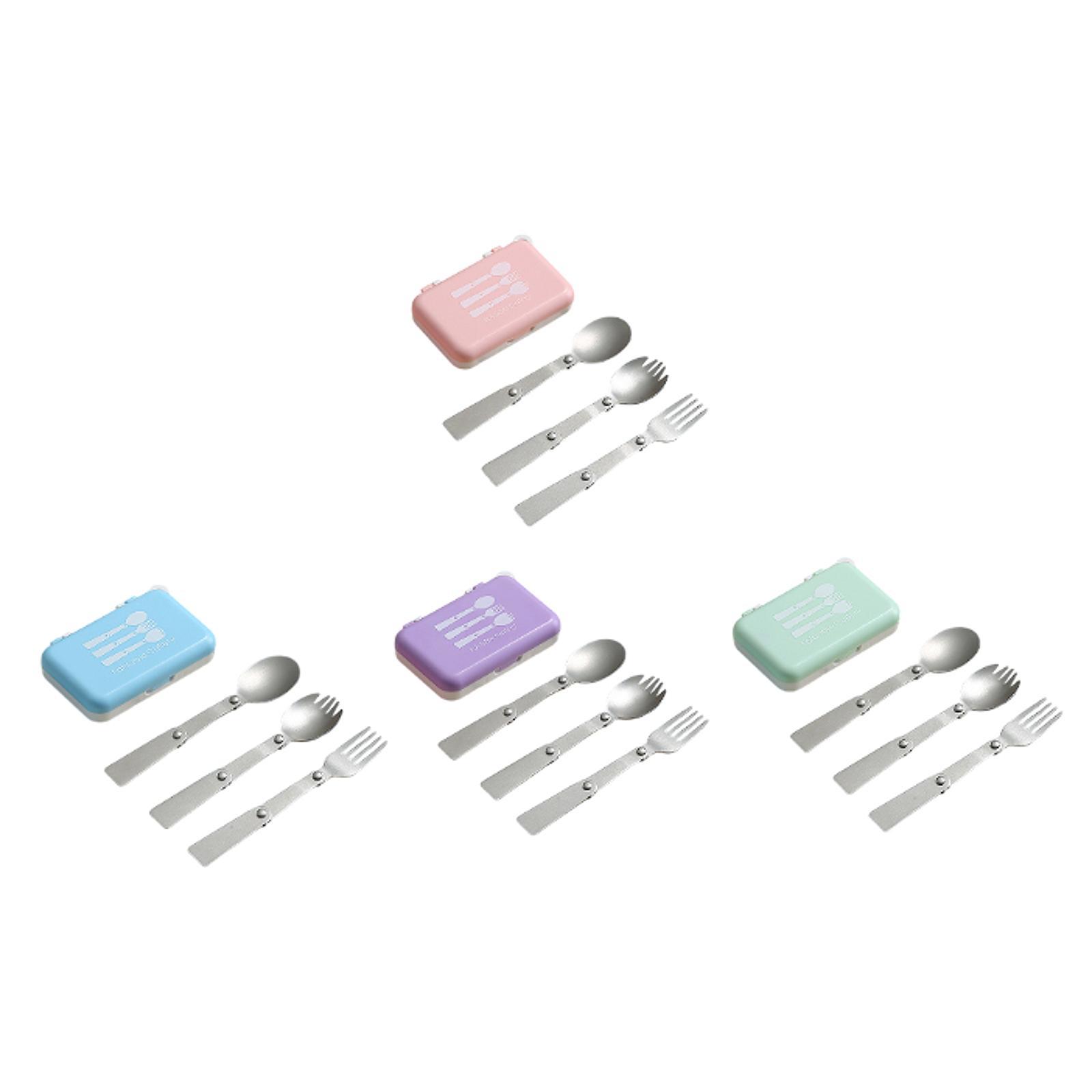 Camping Cutlery Set Folded For - огляд і ціна Camp Spork Set