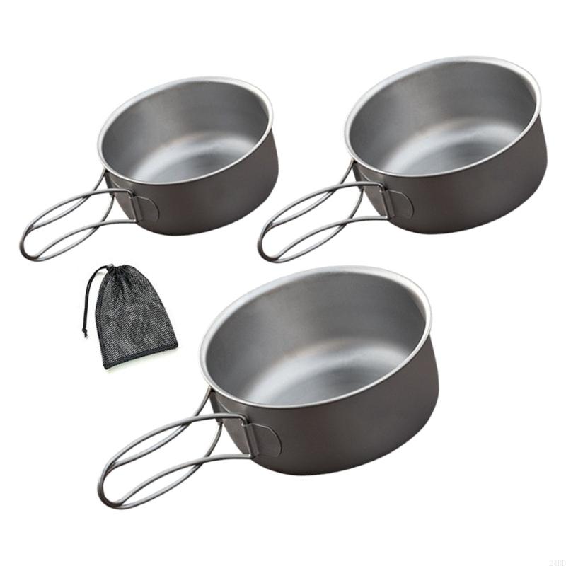 Metal Camping Bowl with Wire H - огляд і ціна Camping No Cooking Meals