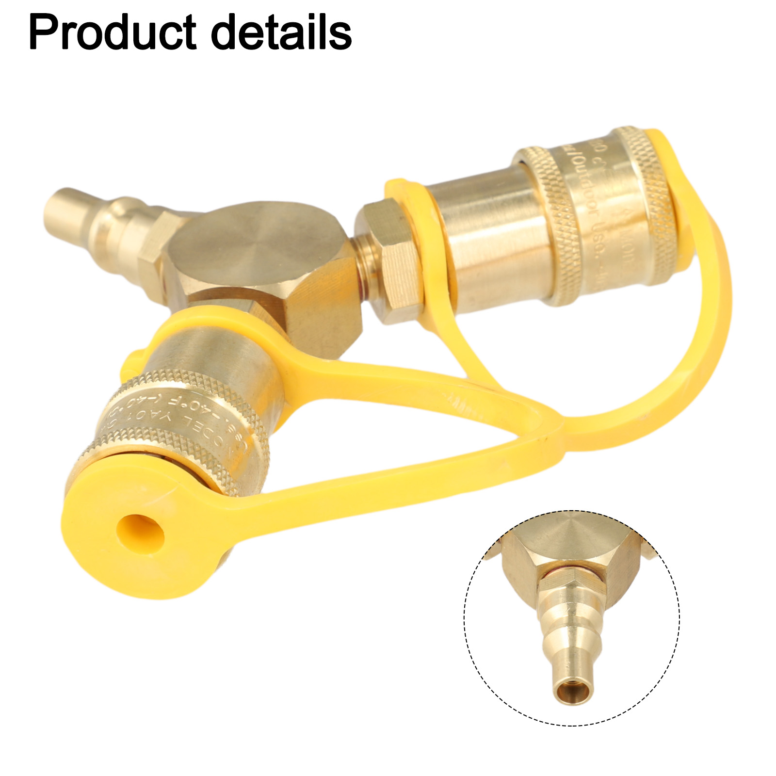 Brass 1/4 Inch Quick Connect Y - огляд і ціна Camping Cooking Appliances