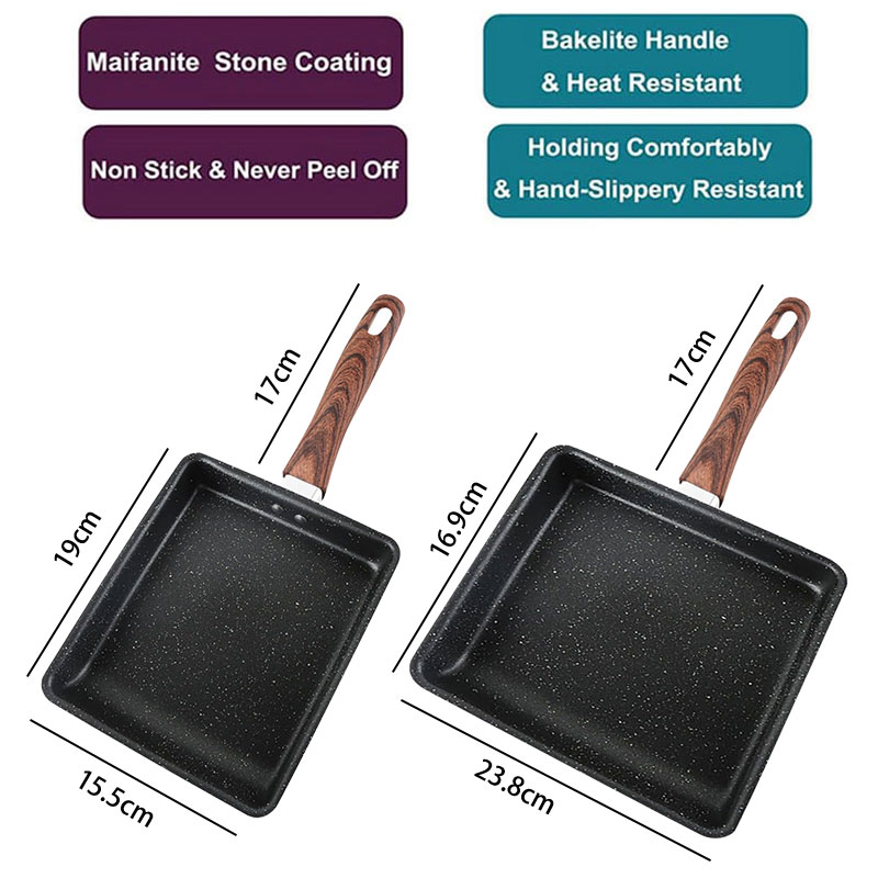 Japanese Omelette Pan Nonstick - огляд і ціна Camping Cooking Without Gas