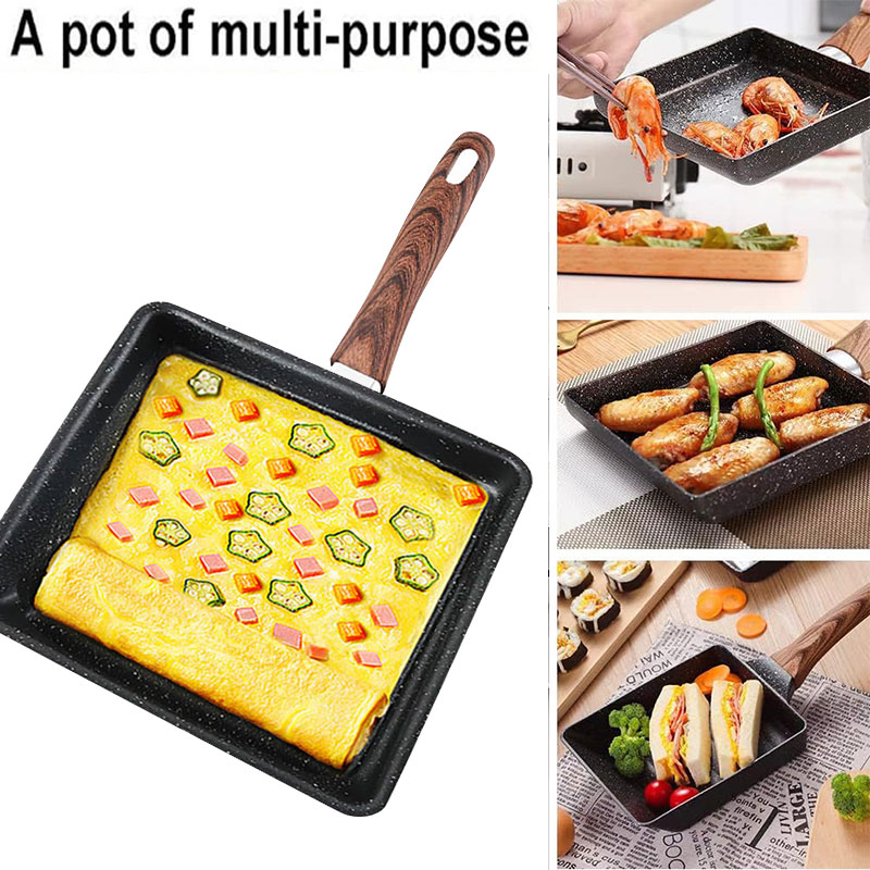 Japanese Omelette Pan Nonstick - огляд і ціна Camping Cooking Without Gas