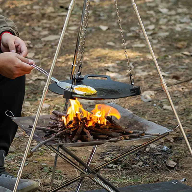 Aluminum Camping Bonfire Tripo - огляд і ціна Camping Cooking Multi Tool
