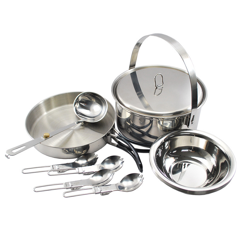 4P Stainless Steel Camping Coo - огляд і ціна Camp Spork Set