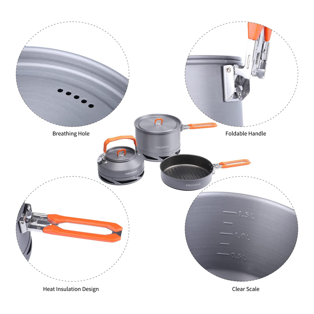 Fire Maple Camping Cookware Ut - огляд і ціна Camping Cooking Appliances