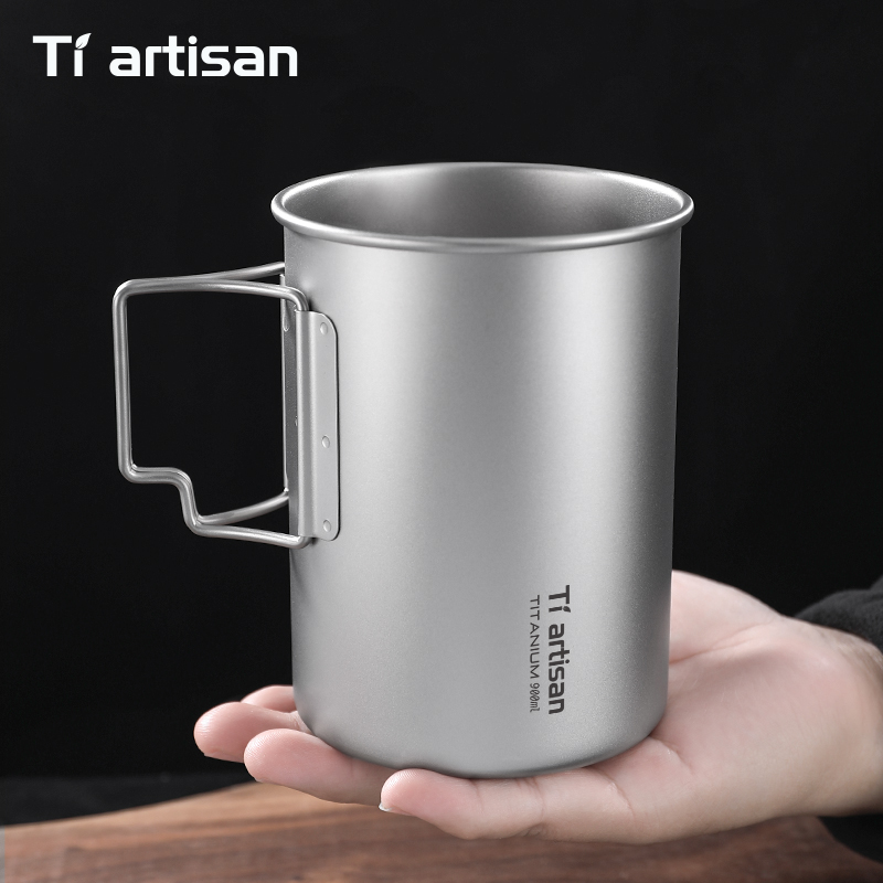 Tiartisan 750ml/ 900ml Titaniu - огляд і ціна Camping Cooking Mug
