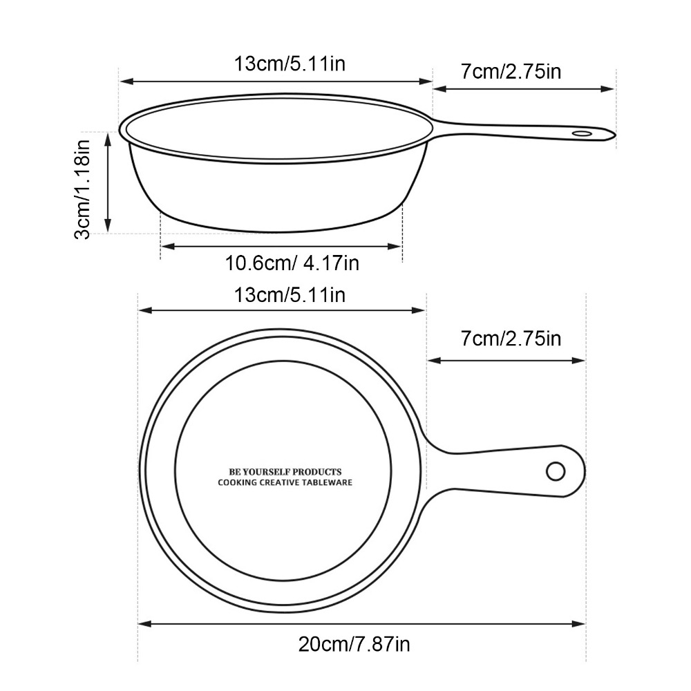 Durable 5.1 Inch Mini Fry Pan  - огляд і ціна Camping Cooking Without Gas