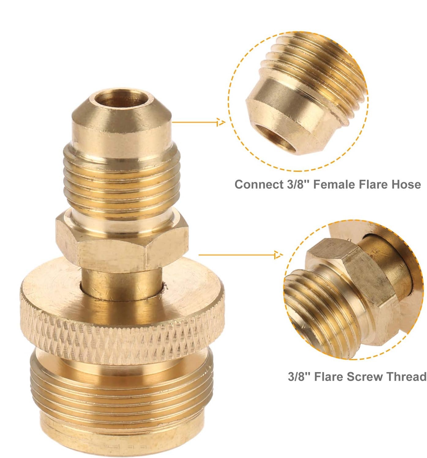 Solid Brass 1lb Propane Tank C - огляд і ціна Camping Cooking Propane