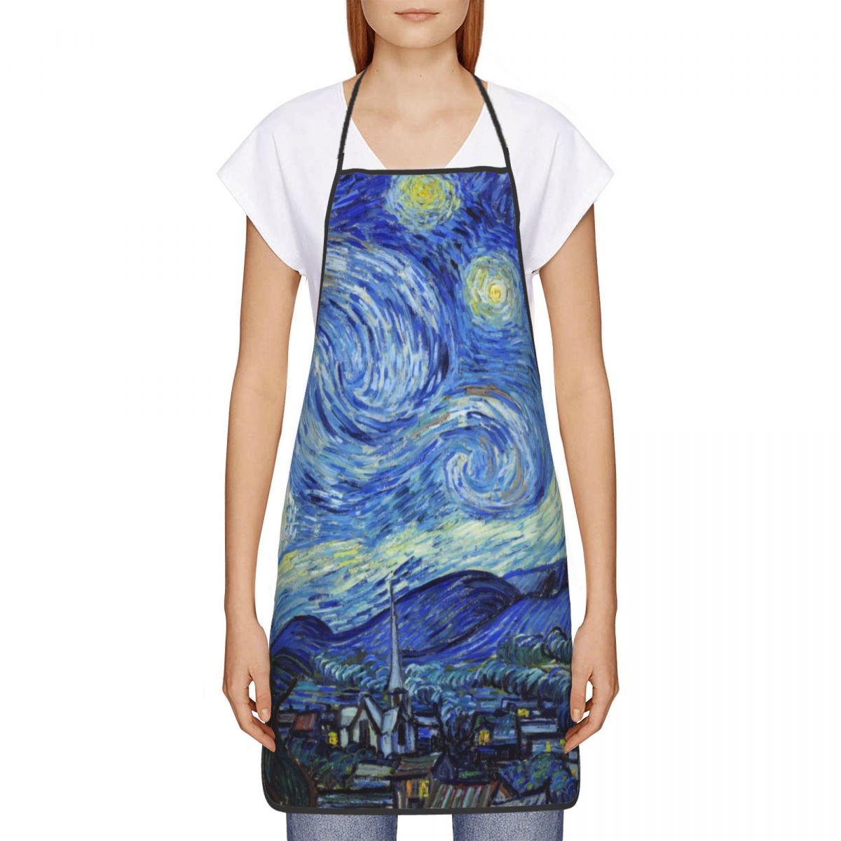 Bib Vincent Van Gogh Starry Ni - огляд і ціна Camping Cooking Apron