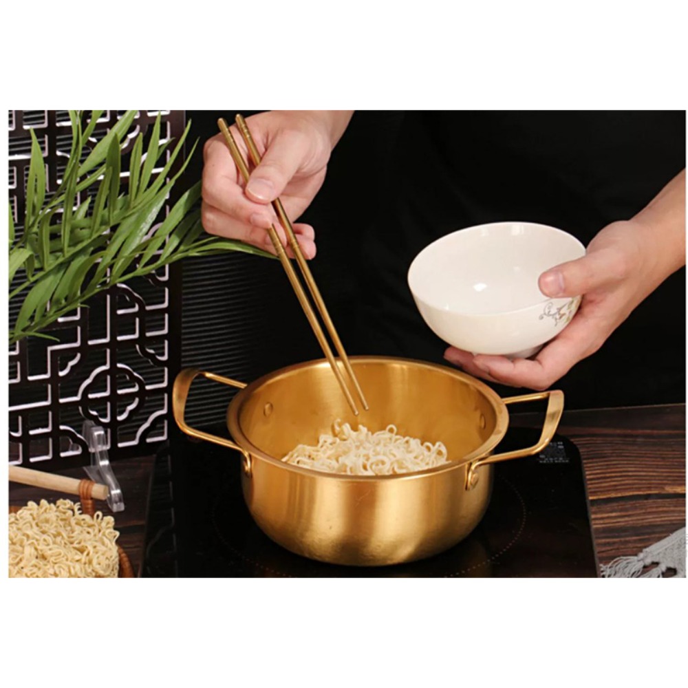 Stainless Steel Korean Ramen P - огляд і ціна Camping Cooking Without Gas